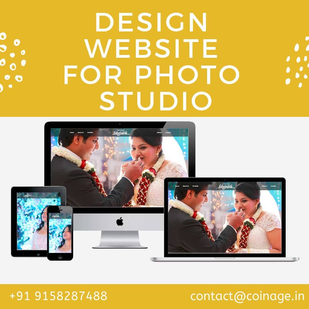 Design website for your photography studio and set yourself apart from competition!

Skype: Prasada1790
Mobile: +91 9158287488
Email: contact@coinage.in

#photographybusiness #photographer #videographer 
#videography #photostudio 
#business #freelancer